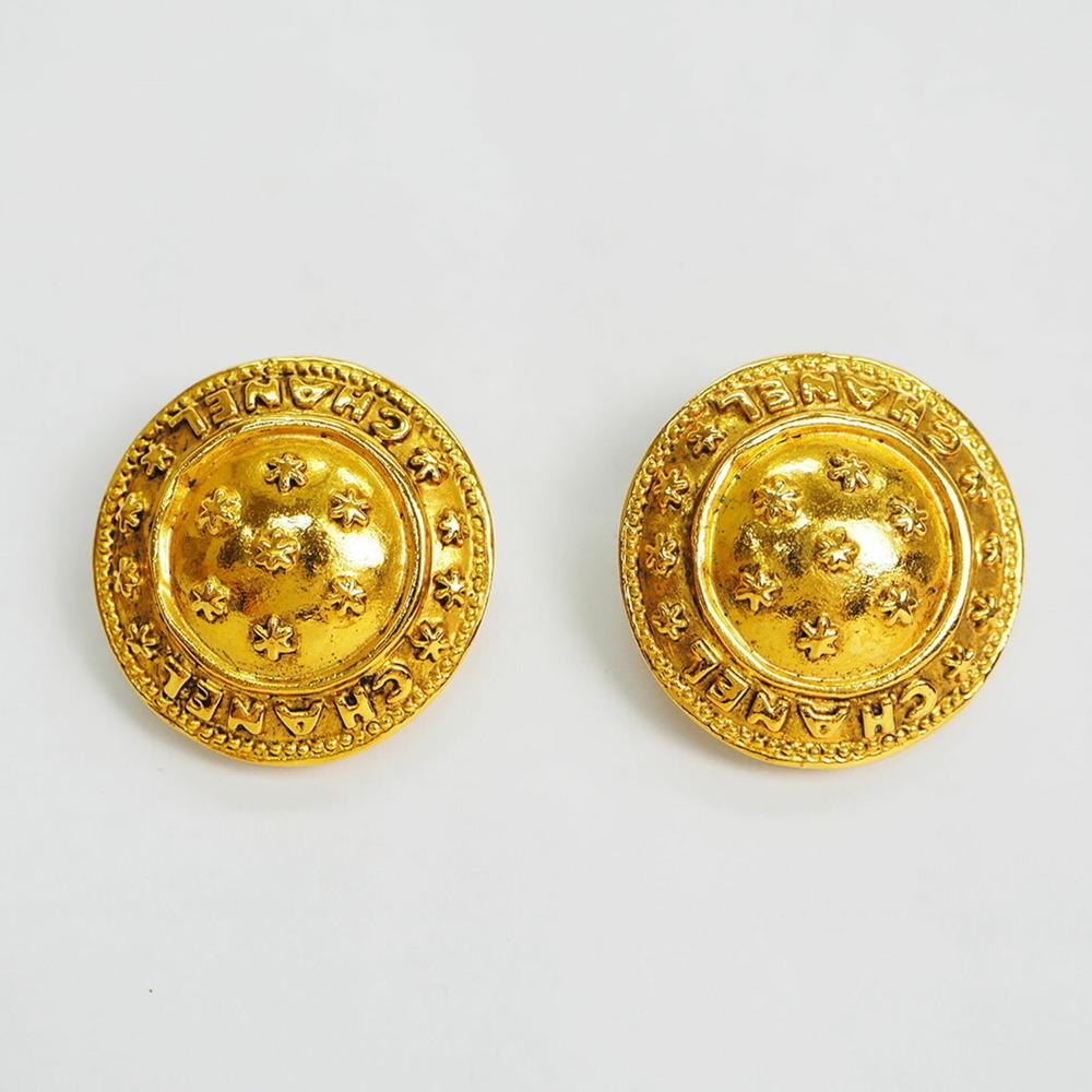 CHANEL Authentic Gold Earrings - Picture 1 of 6